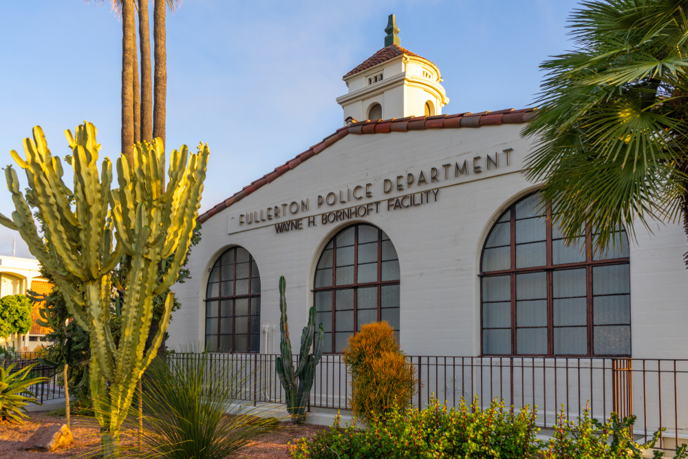 Posting Bail in Fullerton, picture of Fullerton Police Department